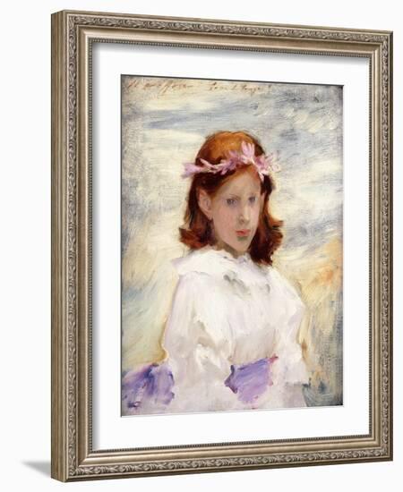 Portrait of Teresa Gosse, 1885-John Singer Sargent-Framed Giclee Print