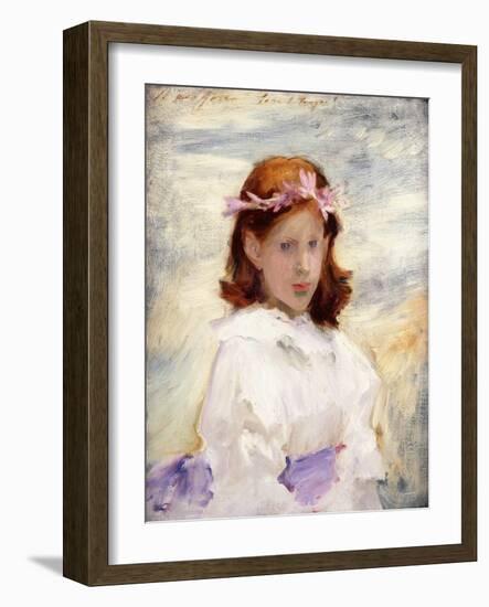 Portrait of Teresa Gosse, 1885-John Singer Sargent-Framed Giclee Print