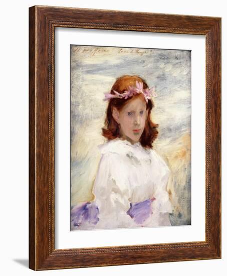 Portrait of Teresa Gosse, 1885-John Singer Sargent-Framed Giclee Print