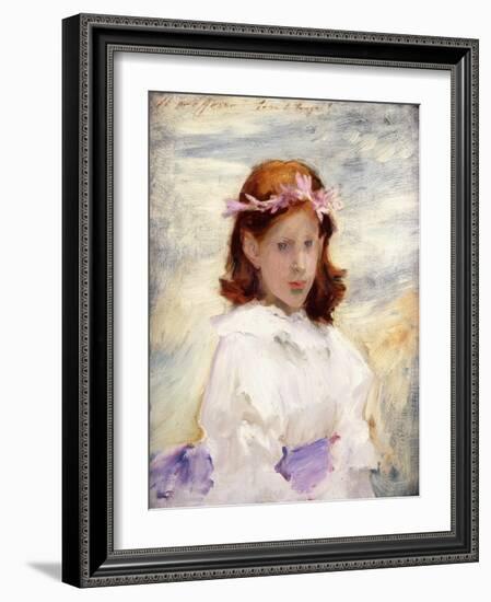 Portrait of Teresa Gosse, 1885-John Singer Sargent-Framed Giclee Print