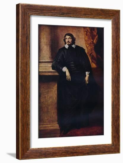 'Portrait of the Abbe Scaglia', 1634-Anthony Van Dyck-Framed Giclee Print