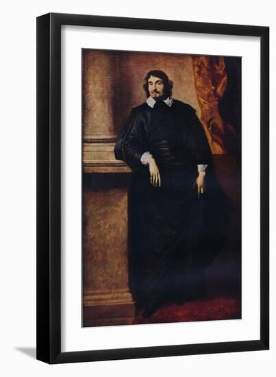 'Portrait of the Abbe Scaglia', 1634-Anthony Van Dyck-Framed Giclee Print