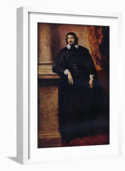 'Portrait of the Abbe Scaglia', 1634-Anthony Van Dyck-Framed Giclee Print