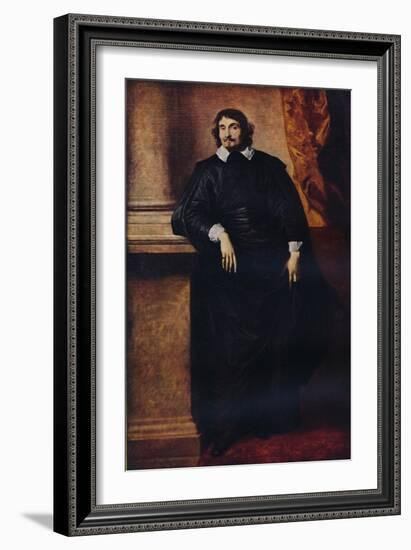 'Portrait of the Abbe Scaglia', 1634-Anthony Van Dyck-Framed Giclee Print