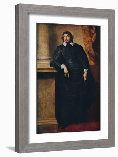 'Portrait of the Abbé Scaglia', 1634-Anthony Van Dyck-Framed Giclee Print