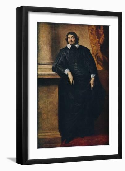 'Portrait of the Abbé Scaglia', 1634-Anthony Van Dyck-Framed Giclee Print