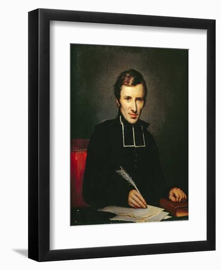 Portrait of the Abbot of Lamennais, 1827-Paulin Jean Baptiste Guerin-Framed Giclee Print