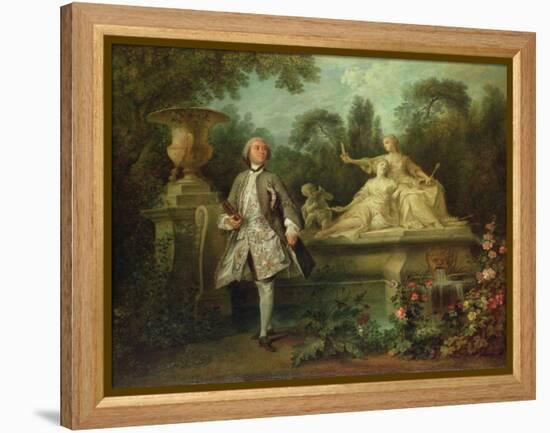 Portrait of the Actor Grandval, C.1742-Nicolas Lancret-Framed Premier Image Canvas