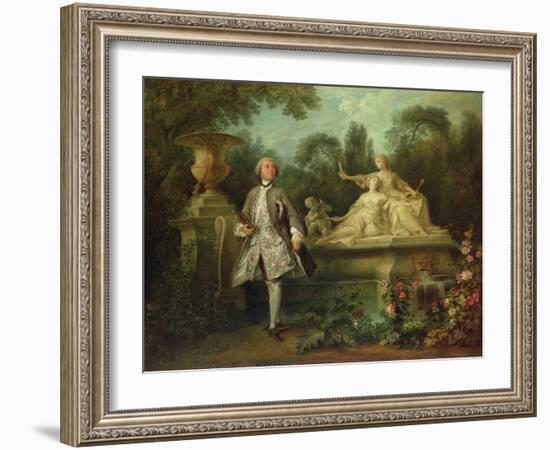 Portrait of the Actor Grandval, C.1742-Nicolas Lancret-Framed Giclee Print