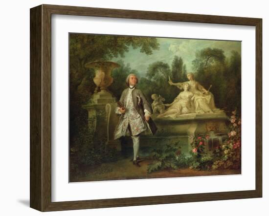 Portrait of the Actor Grandval, C.1742-Nicolas Lancret-Framed Giclee Print