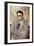 Portrait of the Actor, Ramon Pena, Half-Length, Wearing a Grey Suit-Joaquín Sorolla y Bastida-Framed Giclee Print