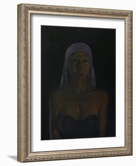 Portrait of the actress Andrea Sawatzki, 2011-Aris Kalaizis-Framed Giclee Print