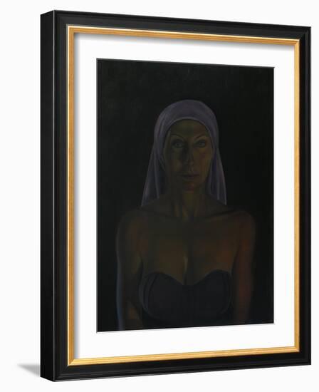 Portrait of the actress Andrea Sawatzki, 2011-Aris Kalaizis-Framed Giclee Print