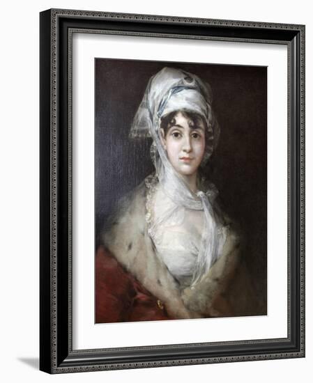 Portrait of the Actress Antonia Zarate, C1810-C1811-Francisco de Goya-Framed Giclee Print