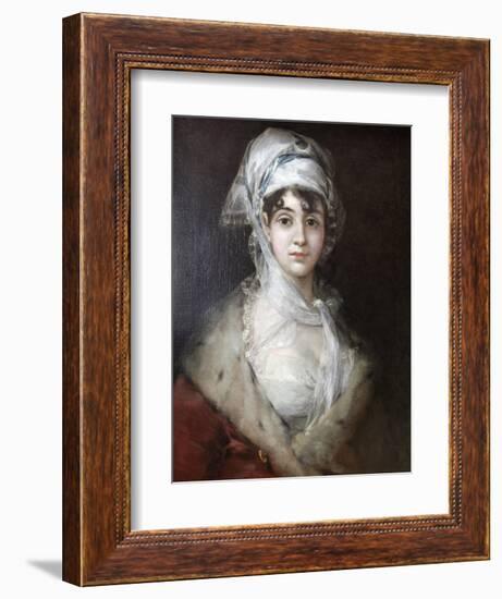 Portrait of the Actress Antonia Zarate, C1810-C1811-Francisco de Goya-Framed Giclee Print