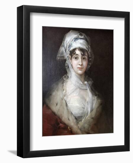 Portrait of the Actress Antonia Zarate, C1810-C1811-Francisco de Goya-Framed Giclee Print