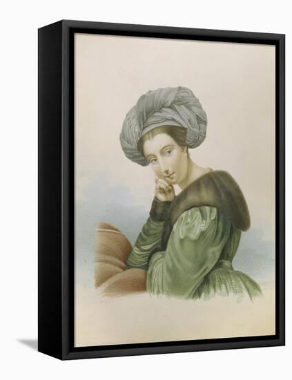 Portrait of the Actress Ekaterina Semyonova (1786-184), Early 19th C-null-Framed Premier Image Canvas