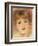 Portrait of the Actress Jeanne Samary-Pierre-Auguste Renoir-Framed Art Print