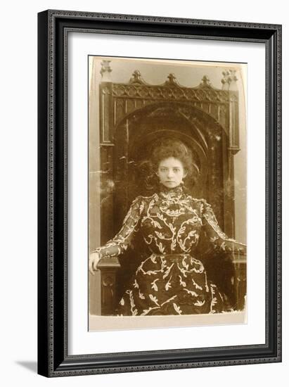 Portrait of the Actress Vera Komissarzhevskaya-Russian Photographer-Framed Giclee Print