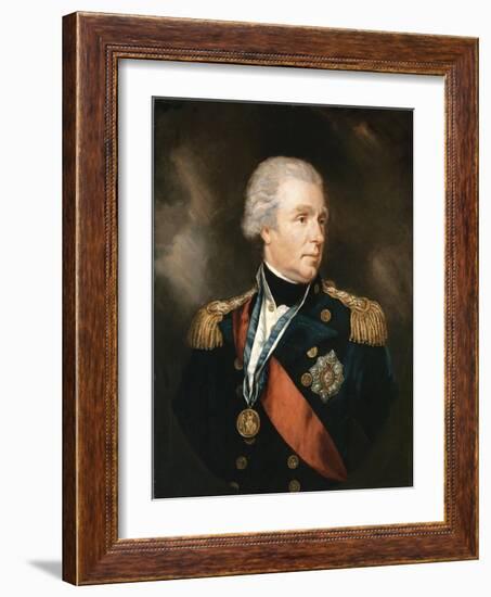 Portrait of the Admiral William Waldegrave, 1St Baron Radstock (1753-1825) Par Northcote, James (17-James Northcote-Framed Giclee Print