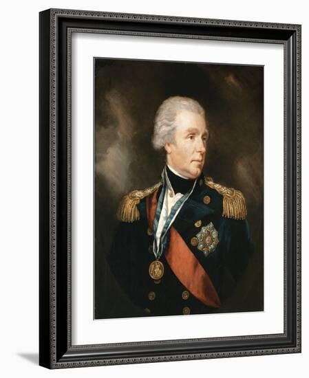 Portrait of the Admiral William Waldegrave, 1St Baron Radstock (1753-1825) Par Northcote, James (17-James Northcote-Framed Giclee Print