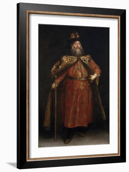 Portrait of the Ambassador Pyotr Ivanovich Potyomkin (1617-170), 1681-Juan Carreño de miranda-Framed Giclee Print