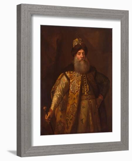 Portrait of the Ambassador Pyotr Ivanovich Potyomkin (1617-170), 1682-Godfrey Kneller-Framed Giclee Print