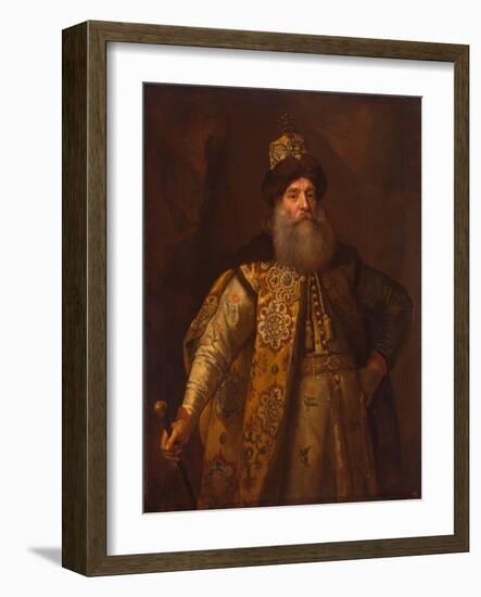 Portrait of the Ambassador Pyotr Ivanovich Potyomkin (1617-170), 1682-Godfrey Kneller-Framed Giclee Print