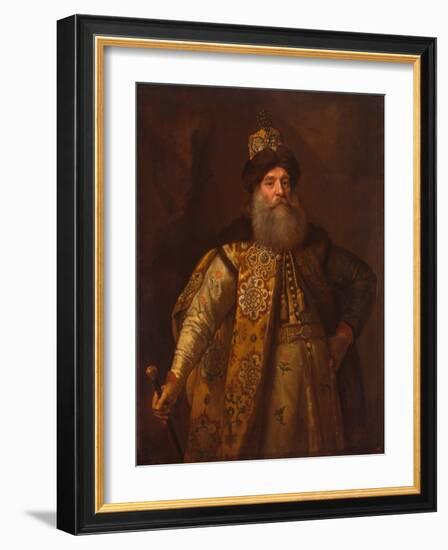 Portrait of the Ambassador Pyotr Ivanovich Potyomkin (1617-170), 1682-Godfrey Kneller-Framed Giclee Print