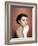 Portrait of the American Actress Audrey Hepburn, Photo for Promotion of Film Sabrina, 1954-null-Framed Photo