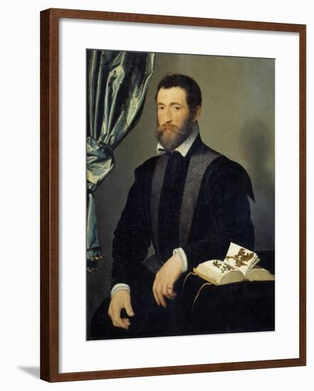 Portrait of the Apothecary Pierre Quthe by Francois Clouet-null-Framed Photographic Print