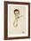 Portrait of the Art Dealer, Paul Wengraf, 1917-Egon Schiele-Framed Giclee Print