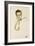 Portrait of the Art Dealer, Paul Wengraf, 1917-Egon Schiele-Framed Giclee Print