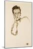 Portrait of the Art Dealer, Paul Wengraf, 1917-Egon Schiele-Mounted Giclee Print