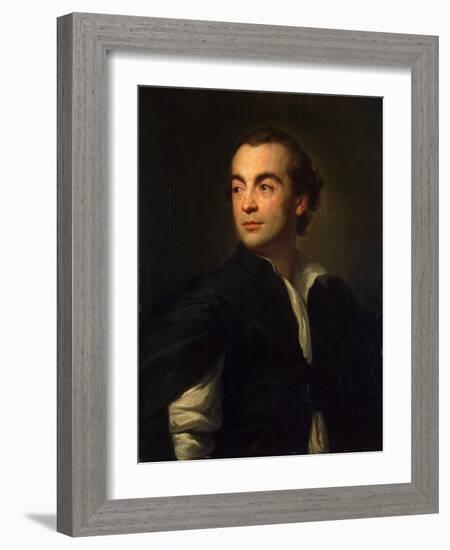 Portrait of the Art Historian and Archaeologist Johann Joachim Winckelmann, 1774-1776-Anton Raphael Mengs-Framed Giclee Print