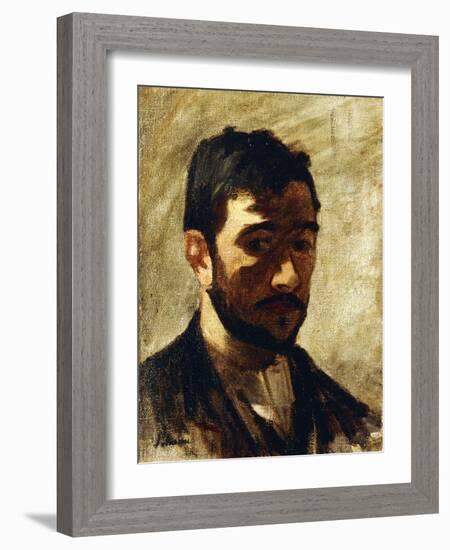 Portrait of the Artist, 1888-Henri Lebasque-Framed Giclee Print