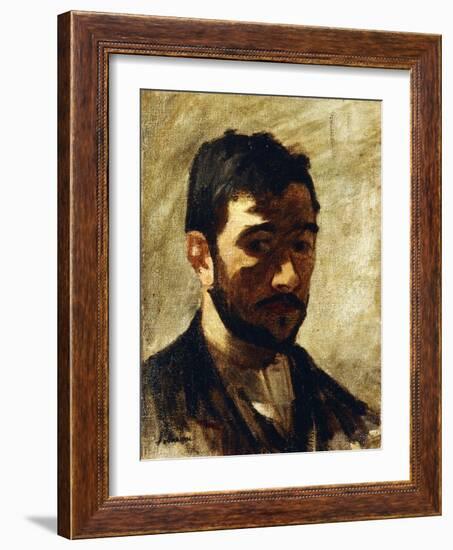 Portrait of the Artist, 1888-Henri Lebasque-Framed Giclee Print