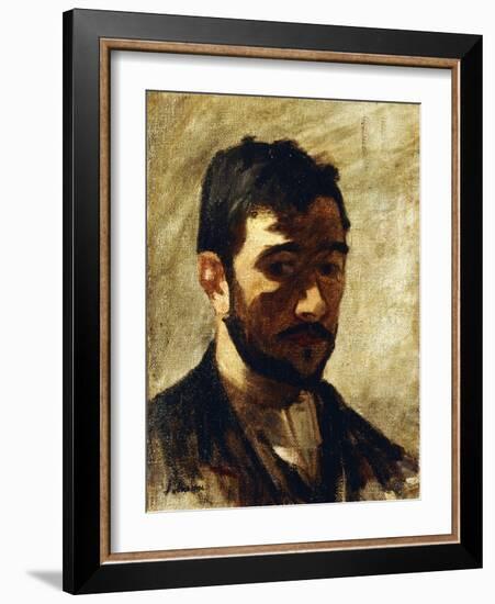 Portrait of the Artist, 1888-Henri Lebasque-Framed Giclee Print