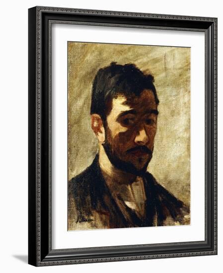 Portrait of the Artist, 1888-Henri Lebasque-Framed Giclee Print