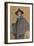 Portrait of the Artist, C.1910 (W/C on Paper)-John Hassall-Framed Giclee Print