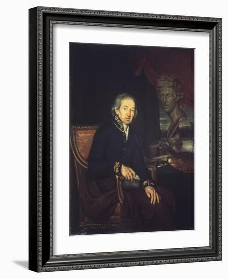 Portrait of the Artist Dimitri Levitsky (1735-182), 1812-Ivan Eremeevich Yakovlev-Framed Giclee Print