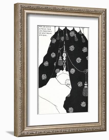 Portrait of the Artist in Bed-Aubrey Beardsley-Framed Photographic Print