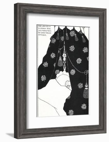 Portrait of the Artist in Bed-Aubrey Beardsley-Framed Photographic Print