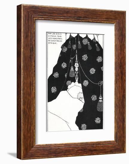 Portrait of the Artist in Bed-Aubrey Beardsley-Framed Photographic Print