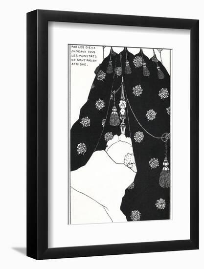 Portrait of the Artist in Bed-Aubrey Beardsley-Framed Photographic Print