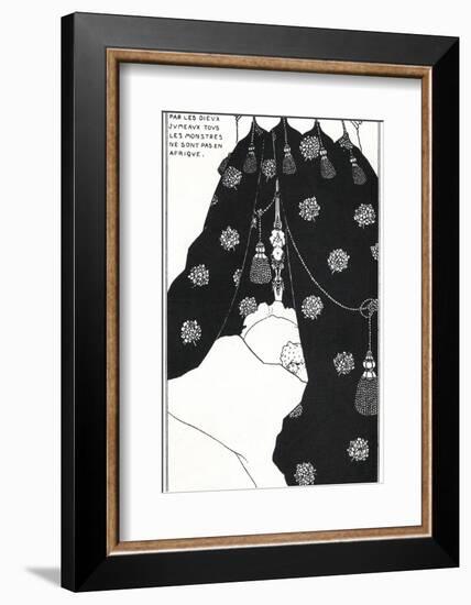 Portrait of the Artist in Bed-Aubrey Beardsley-Framed Photographic Print