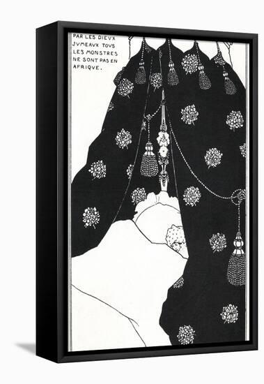 Portrait of the Artist in Bed-Aubrey Beardsley-Framed Premier Image Canvas