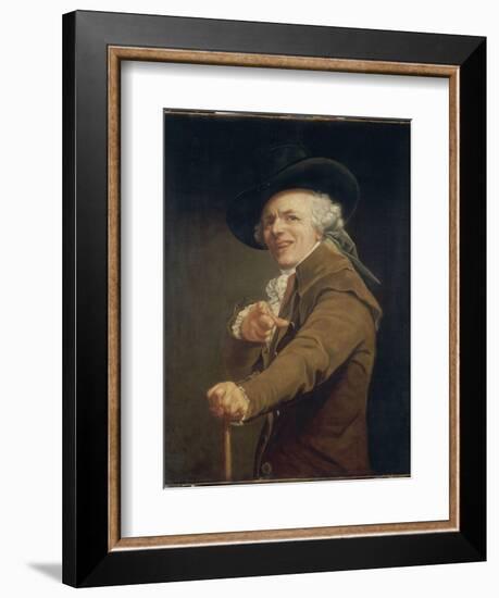 Portrait of the Artist in the Guise of a Mockingbird-Joseph Ducreux-Framed Giclee Print