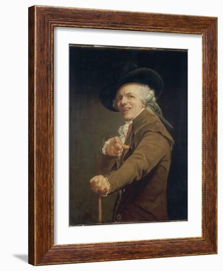 Portrait of the Artist in the Guise of a Mockingbird-Joseph Ducreux-Framed Giclee Print