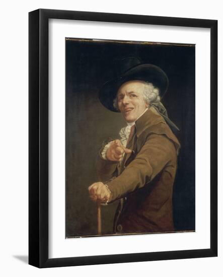 Portrait of the Artist in the Guise of a Mockingbird-Joseph Ducreux-Framed Giclee Print